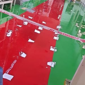 Epoxy self leveling topping in gangway & working area