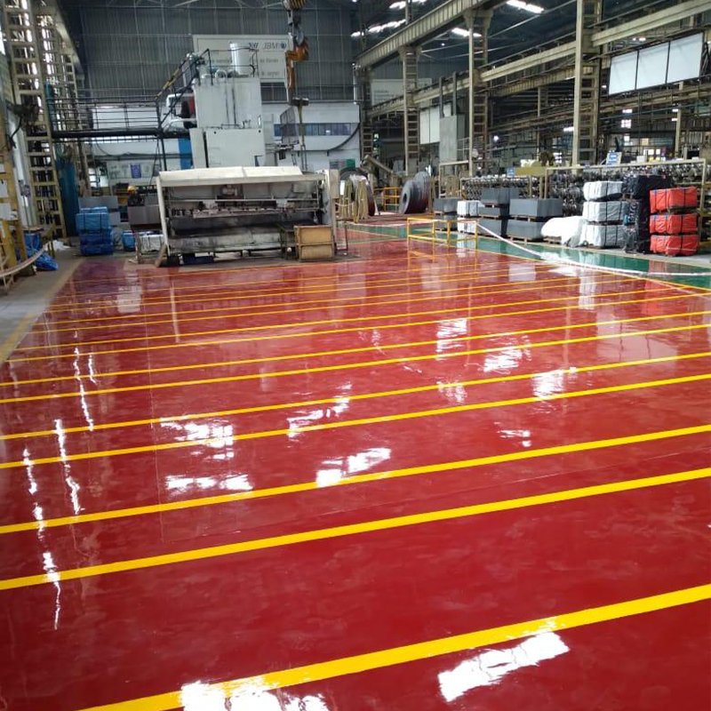 Epoxy-Topping-with-yellow-marking