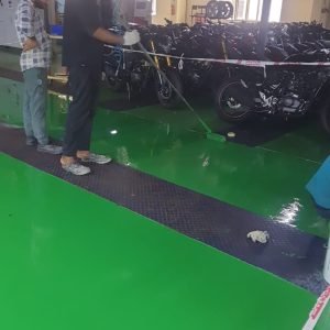Epoxy in high abrasion area